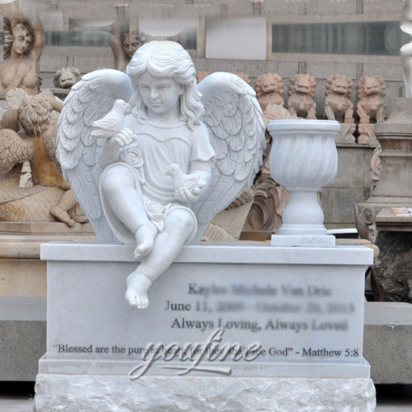 Памятник ангел на могилу для детей