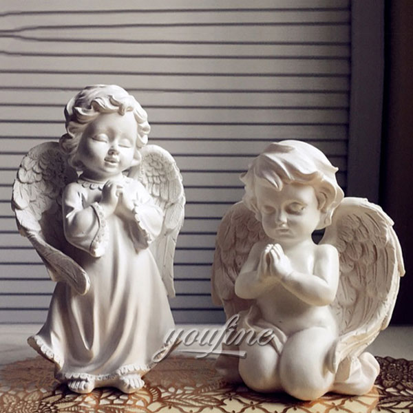 Статуэтка ангел детей из мрамора в доме
