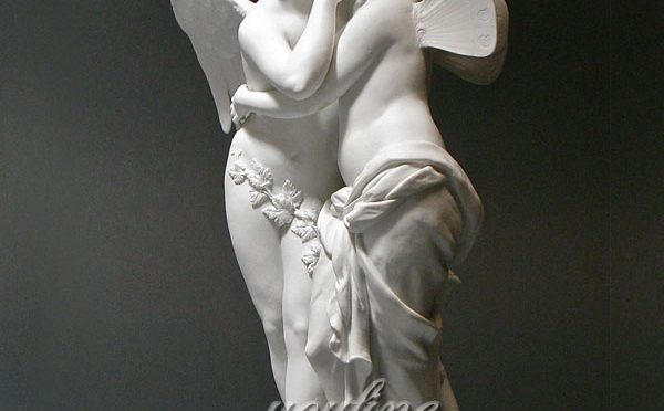 Статуэтка два ангела из мрамора