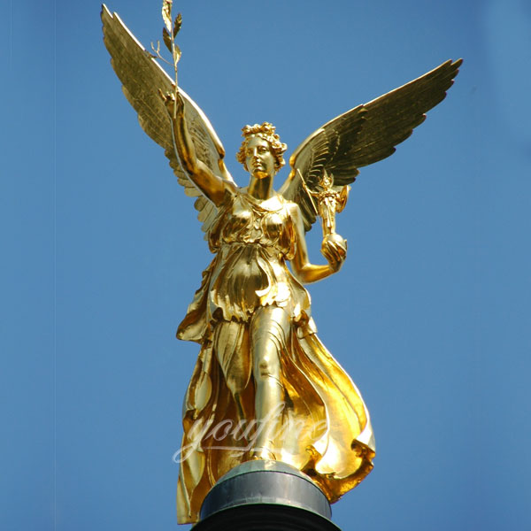 Статуя ангела из бронзы для сада