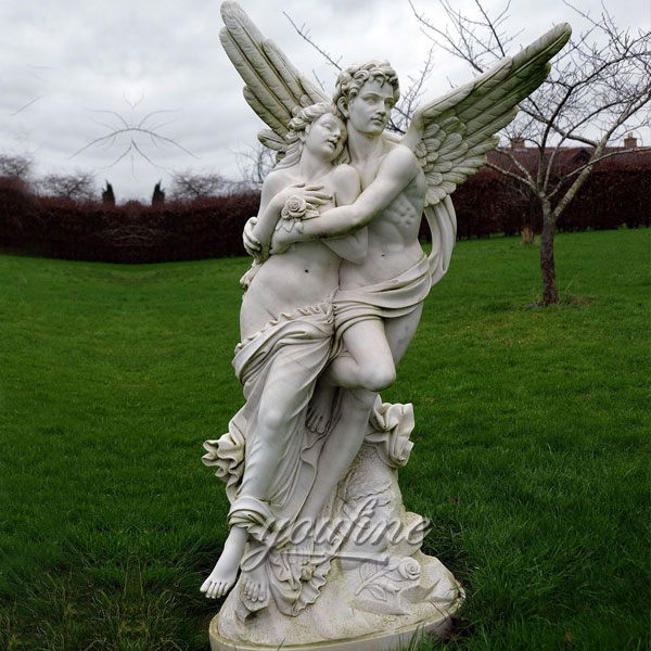 Статуя ангела из мрамора для сада