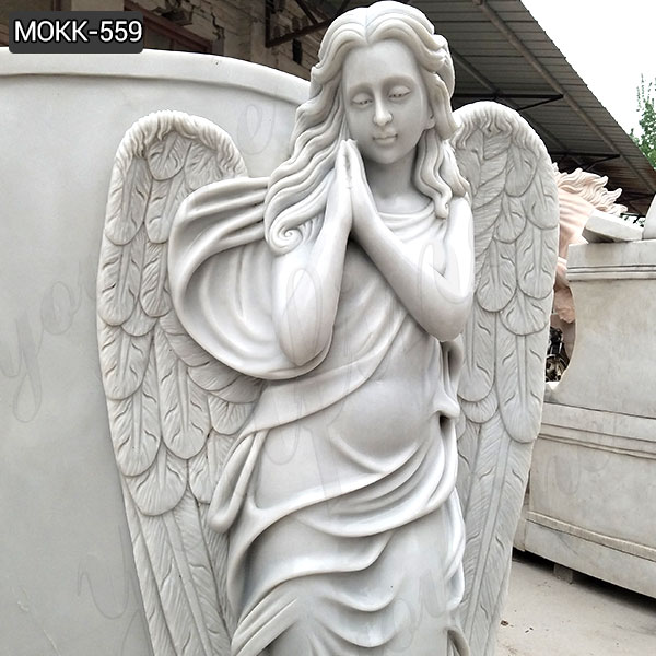 Мраморный ангел памятник-надгробие